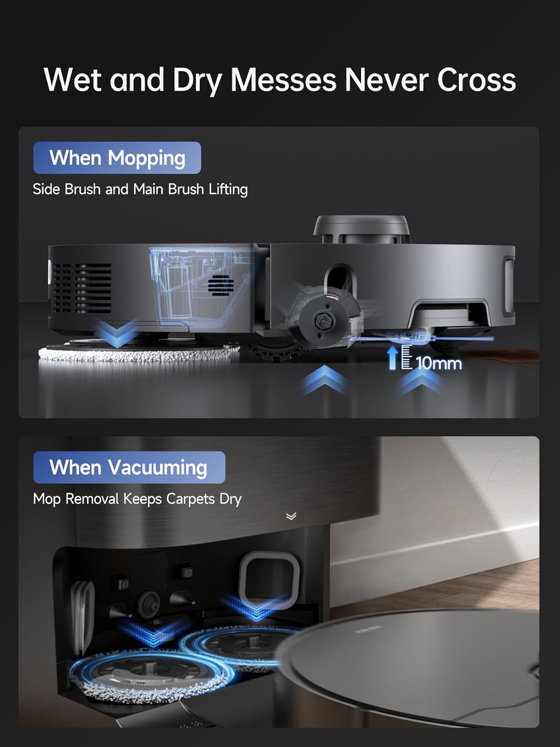 Robot Vacuum & Mop (2-in-1)
